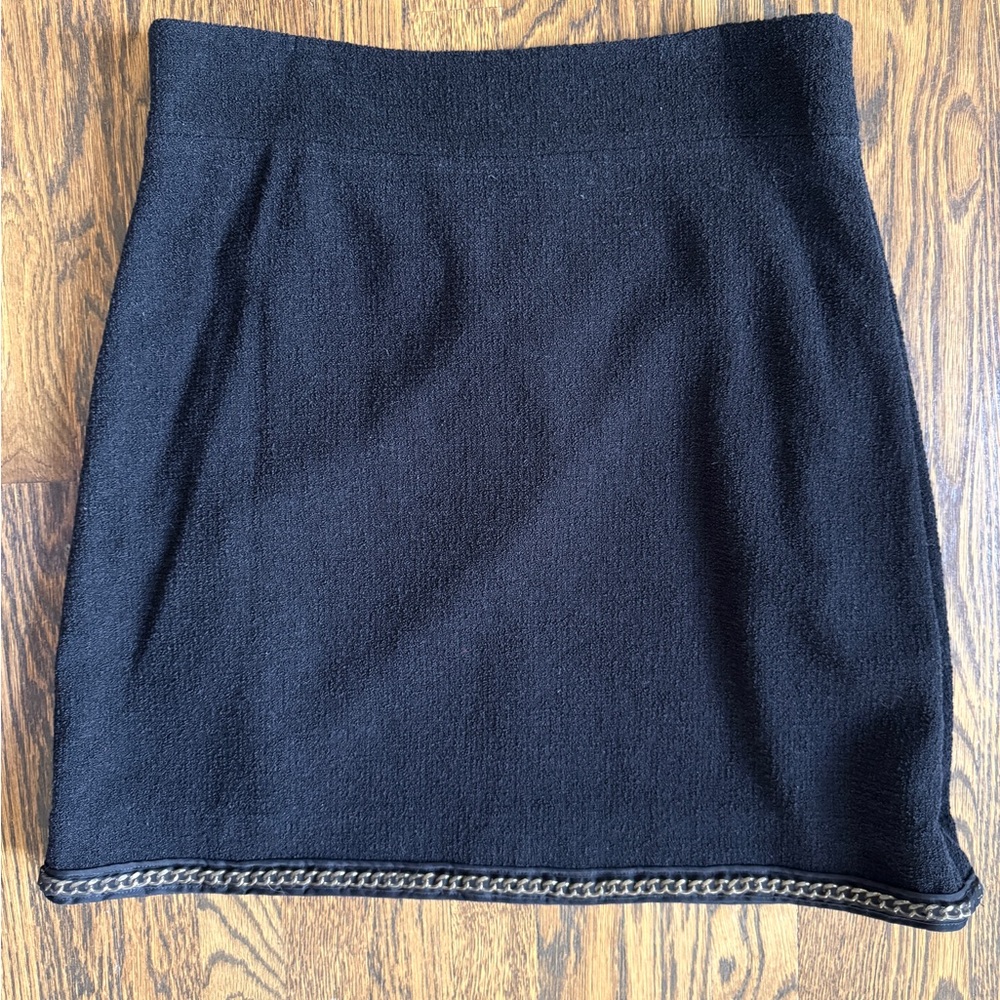 Kate Spade Chain Hem Wool Skirt